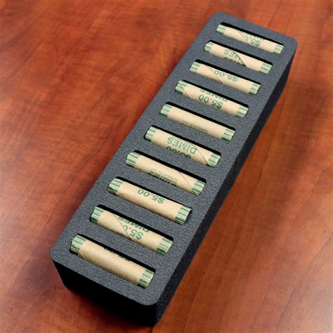 rolled coin storage organizer